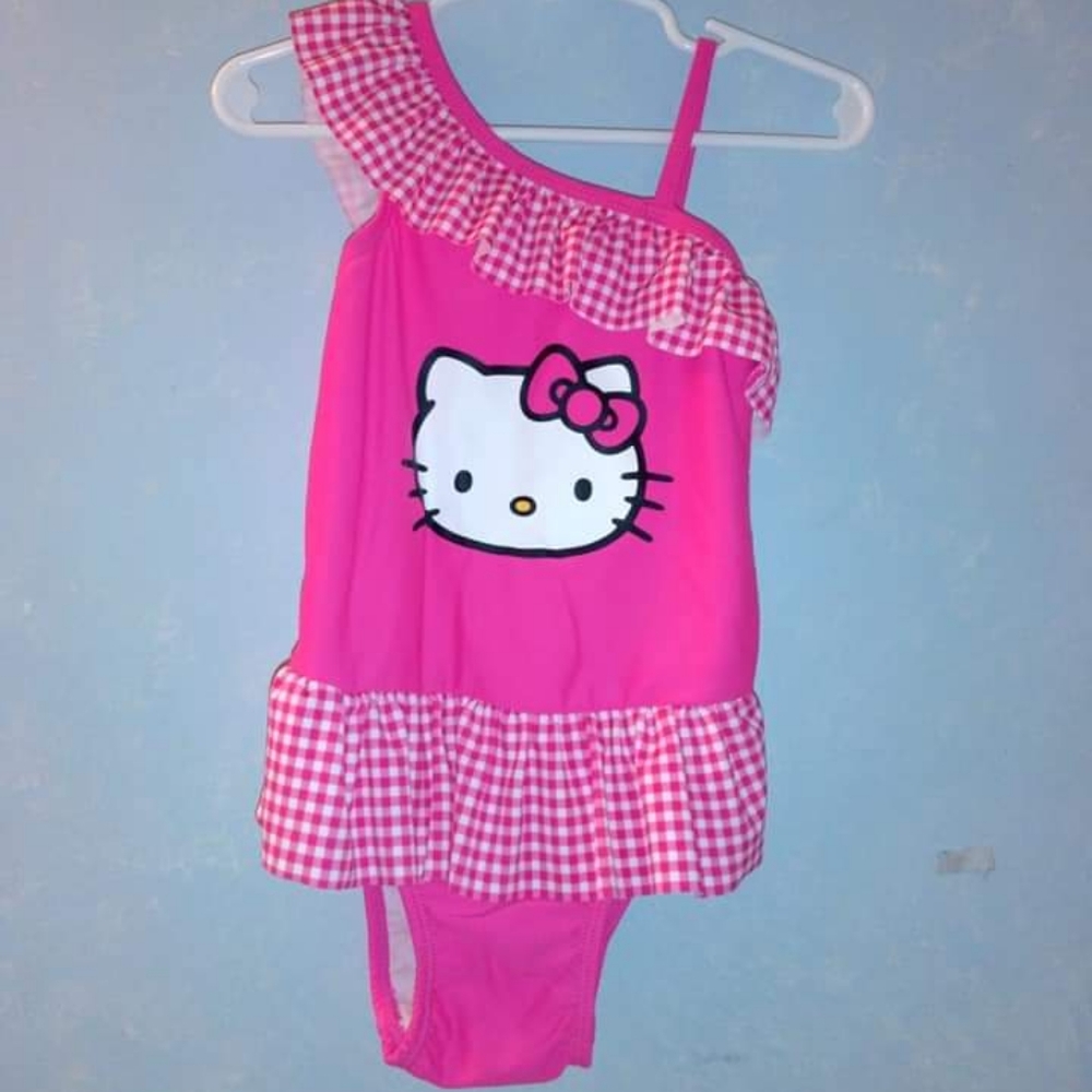 5T Hello Kitty Pink Swimsuit